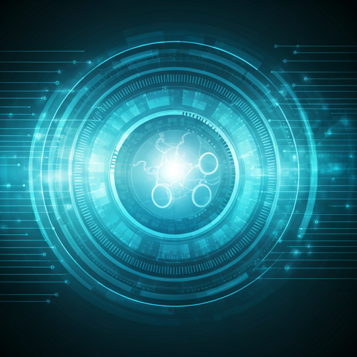 蓝色数字科技界面