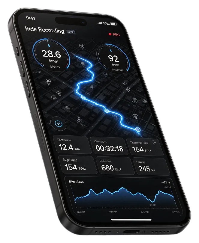 Ridewhere 骑行 App